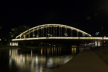 Fototapeta na wymiar Kossuth bridge, Hungary, Gyor