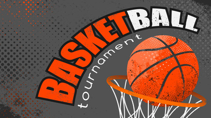 Basketball grunge