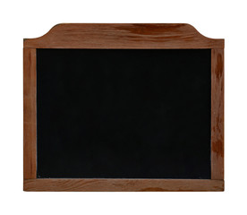 Fototapeta na wymiar Old vintage black chalkboard isolated on white