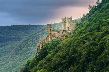 Fototapeta na wymiar The Rheinstein Castle in Germany