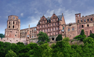 Fototapeta na wymiar Heidelberg Castle in Heidelberg, Germany