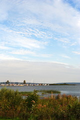 kleiner Hafen in Schweden