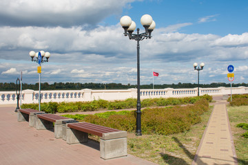on the embankment in Nizhny Novgorod