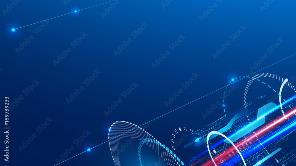 Poster Technology abstract background on the topic of engineering, industry and communications. X-ray images or wireframe style. VECTOR