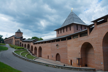 Fototapeta premium the walls of Nizhny Novgorod Kremlin