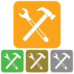 Plumbing work symbol icon