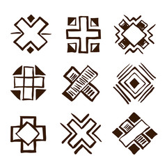 crosses ethnic elements