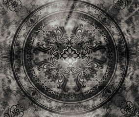 abstract pattern on a tile