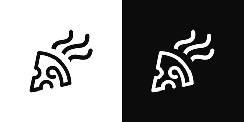 Pizza company vector logo