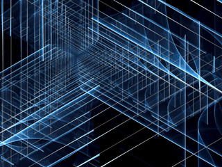 Simple fractal background - abstract digitally generated image