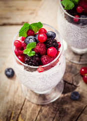 Chia Seed Pudding and Fruit