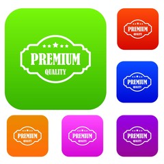 Obraz premium Premium quality label set collection