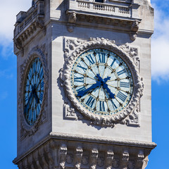 Clock Tower of the Gare de Lyon railway station. Paris, France - 169746692
