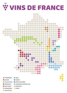 Carte des Vins de France - Points