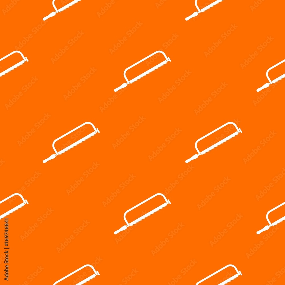 Poster hacksaw pattern seamless