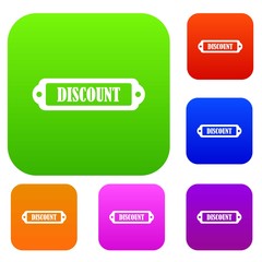 Discount label set collection