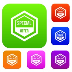 Special offer pentagon set collection