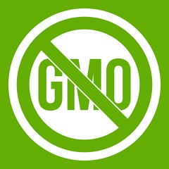 Stop GMO icon green