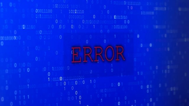 Computer Data Error