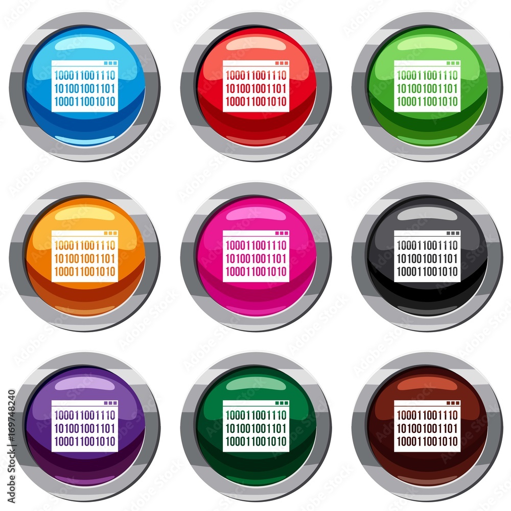 Poster binary code set 9 collection