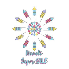 Creative poster Sale Happy Diwali