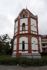 Naklejka premium Juliusturm - Pumpstaion am Oderbollwerk