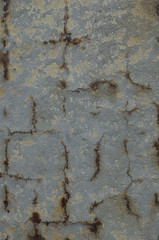 Rusty Clark Street bridge in Chicago before repainting