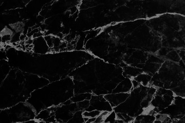 Black marble natural pattern for background, abstract natural marble black and white