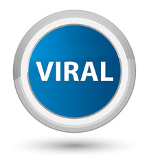 Viral prime blue round button