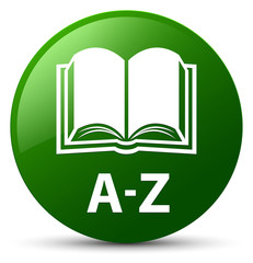 A-Z (book icon) green round button