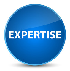 Expertise elegant blue round button