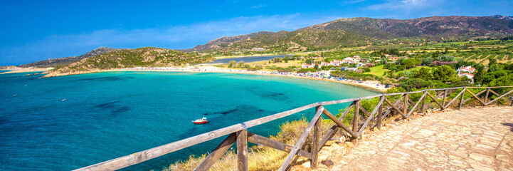 Sa Colonia beach, Chia resort, Sardinia, Italy