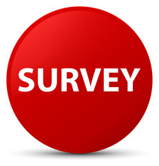 Survey red round button