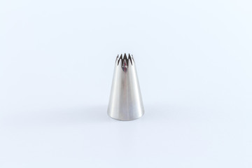 tip icing tips for icing on cake pie or pastry isolated on white background