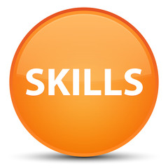 Skills special orange round button