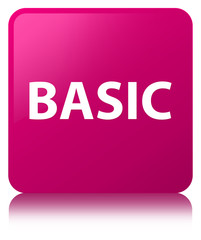 Basic pink square button