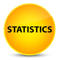 Statistics elegant yellow round button