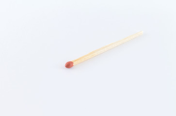 Matchsticks for fire or lighting or burning isolated on white background