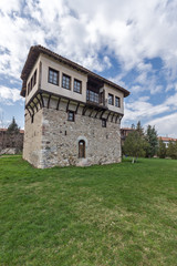 Fototapeta na wymiar Amazing view of medieval Tower of Angel Voivode in Arapovo Monastery of Saint Nedelya, Plovdiv Region, Bulgaria