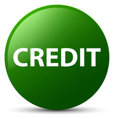 Credit green round button