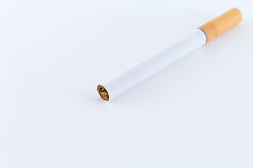 Cigarette isolated on white background