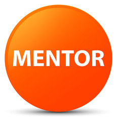 Mentor orange round button