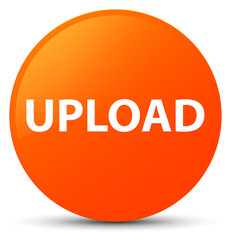 Upload orange round button