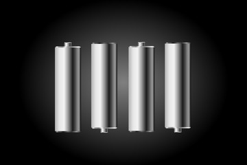 battery AA,AAA, dark background