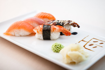 Different sushi set