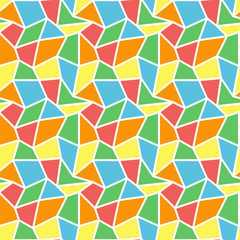 Low poly mosaic seamless vector background