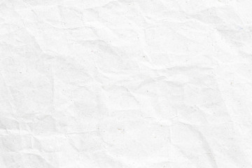 White crumpled paper texture