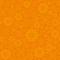 中国　華　オレンジ背景