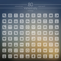 Set of veterinary icons