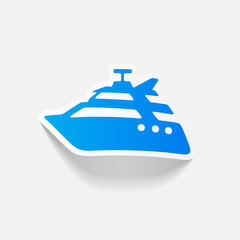 realistic design element: yacht
